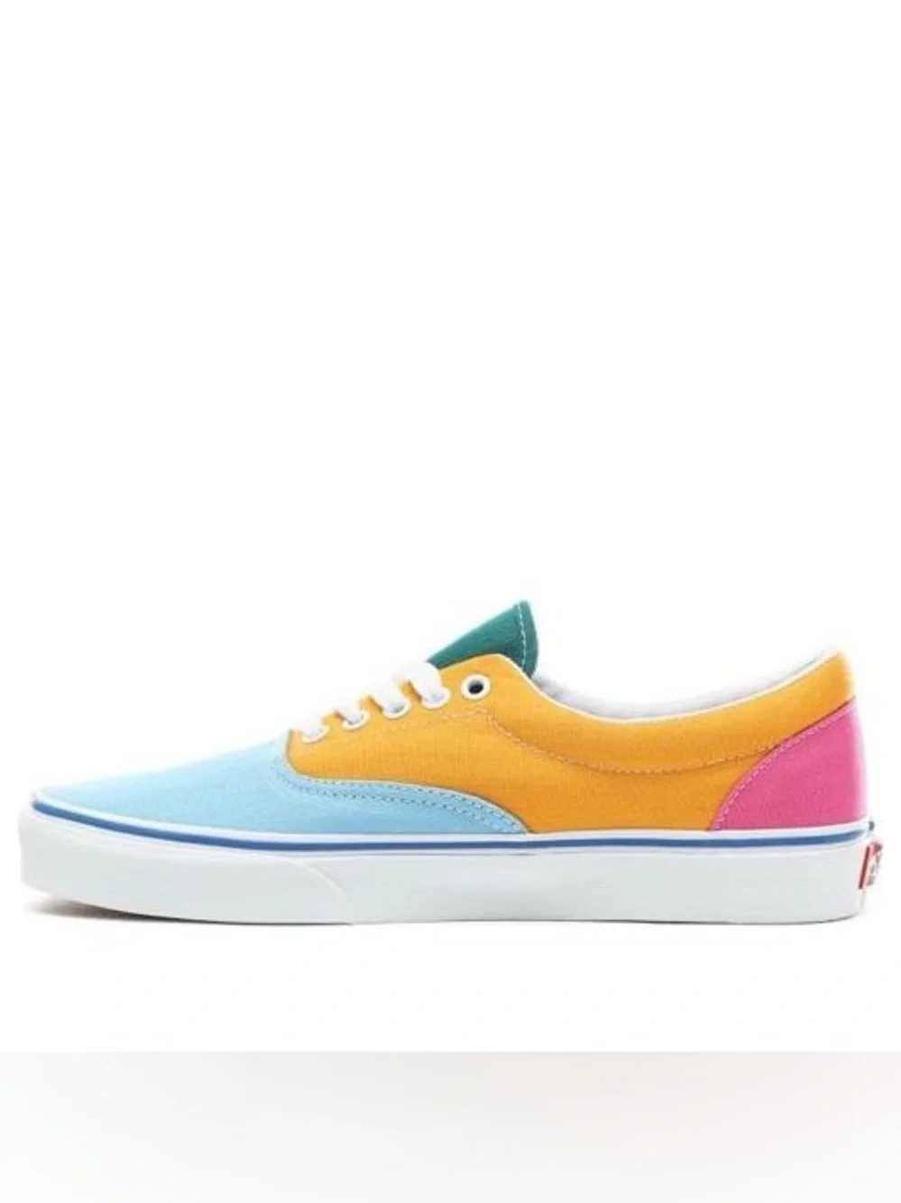 Vans Era Canvas 'Colorblock' Sneakers Women’s Size 7 Men’s Size 5.5